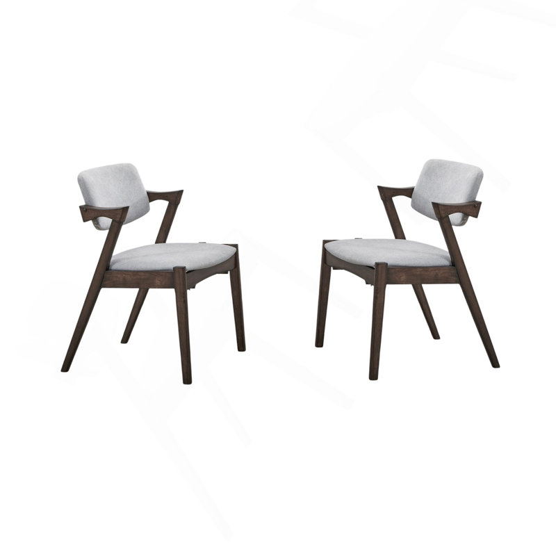 Ensemble de chaises de salle à manger de style Mid-Century 2 pièces
