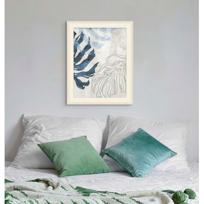 Ivory Palms 3 Framed Drawing Print