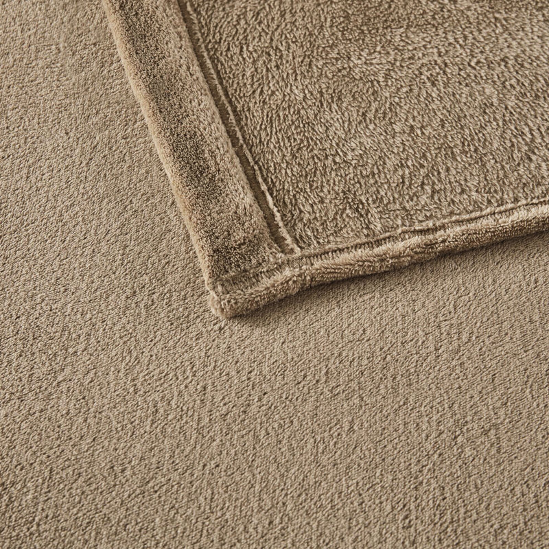 Drap simple taupe - 100% pour un espace de sommeil confortable, brossé des deux côtés, livré avec un drap plat, des draps-housses et une taie d'oreiller, des matelas élastiques de 16 po, 3 pièces lavables à la machine dans un ton doux
