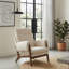 Chaise d'appoint transitionnelle traditionnelle rembourrée-447515769