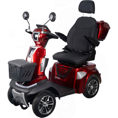 HS4W-B1R-1 Heavy Duty 4 Wheel Mobility Scooters For Seniors & Adults