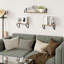 Eburnean Floating Shelf