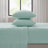 4 Pcs Cal King Sheet Set Aqua