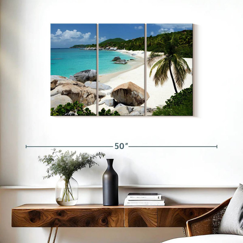 Paysage marin Gillard, H 24 po x l 38 po