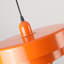 Luminaire suspendu orange à 3 niveaux en forme de gâteaux