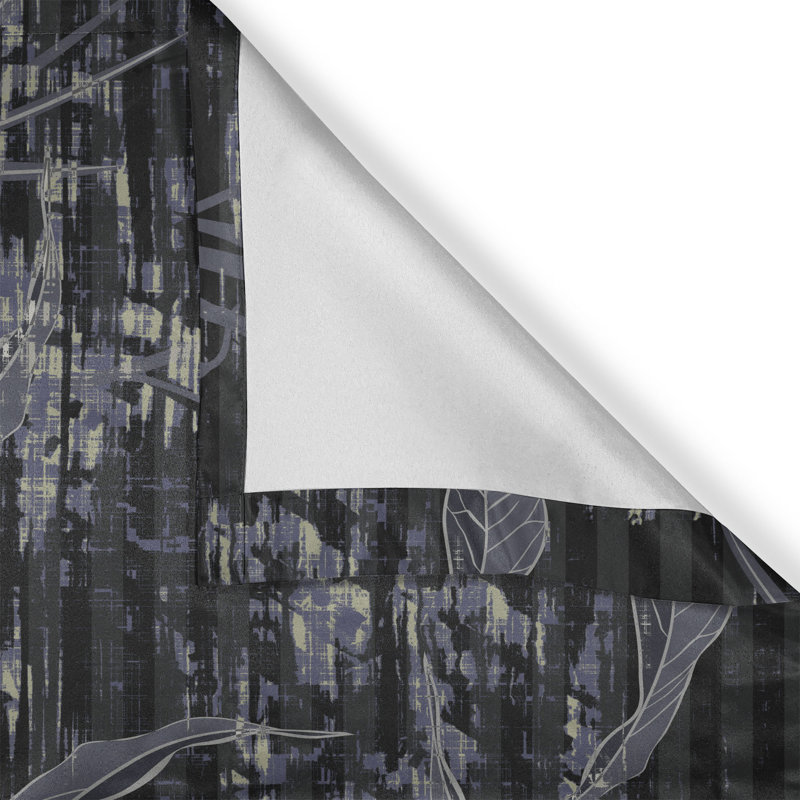 Mehl Polyester Semi Sheer Curtain Pair
