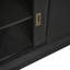 Huckstep moderne avec portes coulissantes et tablettes ouvertes
