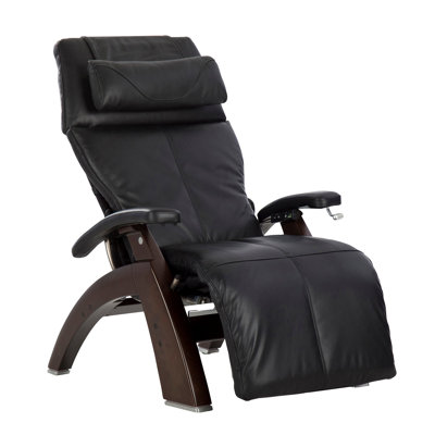Human Touch Perfect Chair PC420 Classic Manual Plus Zero Gravity Recliner Supreme Upholstery Package Dark Walnut Base