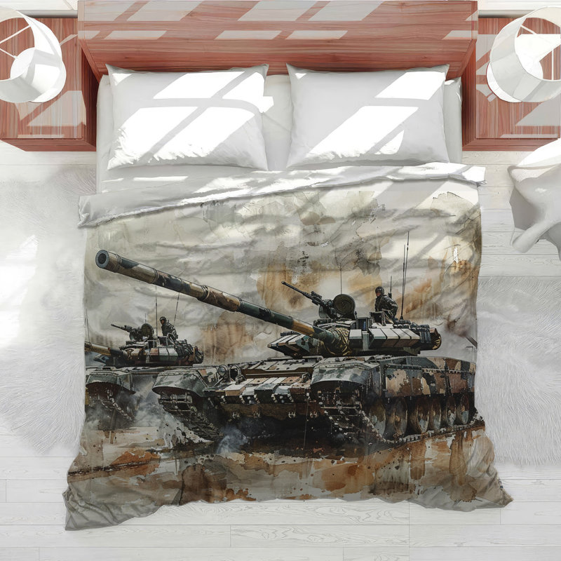 Tanks Bedding Military Housse de couette véhicules de combat, Housse de couette pour grand lit