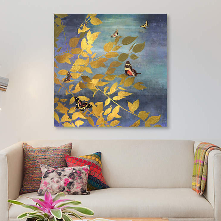 «Meadow View», reproduction sur toile, H 48 po x l 48 po x P 1,5 po, Pas de tapis, Toile tendue