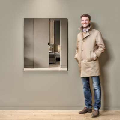 Azaireyah Modern & Contemporary Frameless Bathroom/Vanity Mirror
