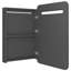 Lirah 600mm W 800mm H Surface Frameless Medicine Cabinet Mirror 2 Fixed-64040807