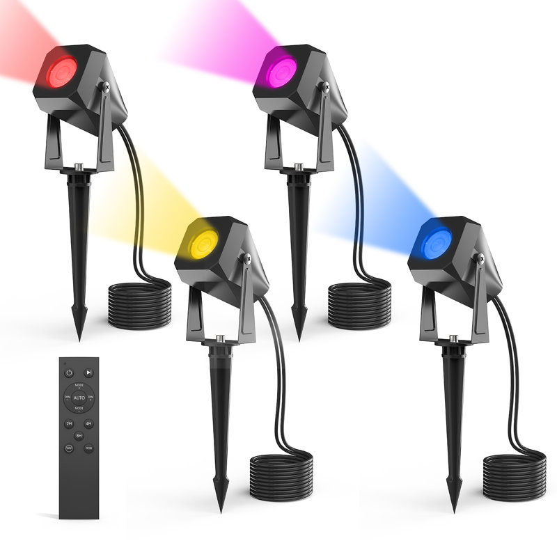 RGBW LED Landscape Spotlight With Remote Control