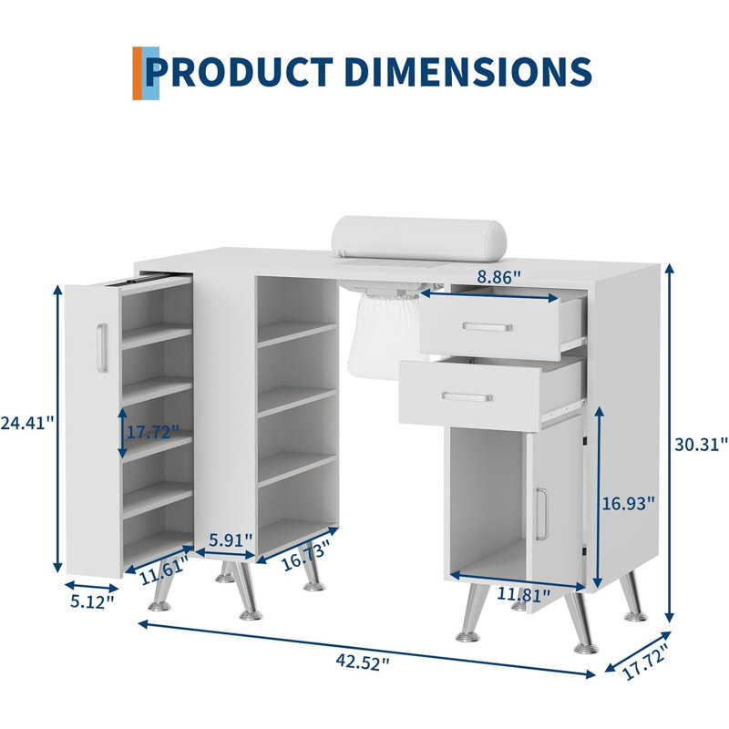 Rectangular MDF Reception Desk