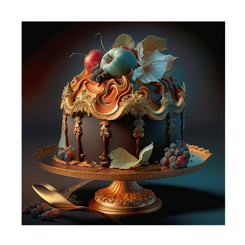Art de Sasha Delphine's Bakery, H 18 po x l 18 po
