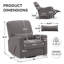 Fauteuil inclinable et pivotant Azizi-1340047150