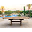 Sahara Outdoor 11 - Piece Teak Dining Set with Cushions
