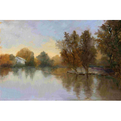 " Lake Of Peaceful Dreams " by Mary Jean Weber Painting Print