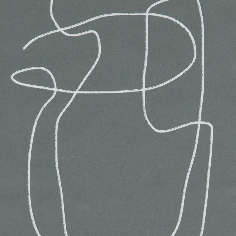 Line Abstract 2 Painting by Dan Hobday, 60" H x 40" W