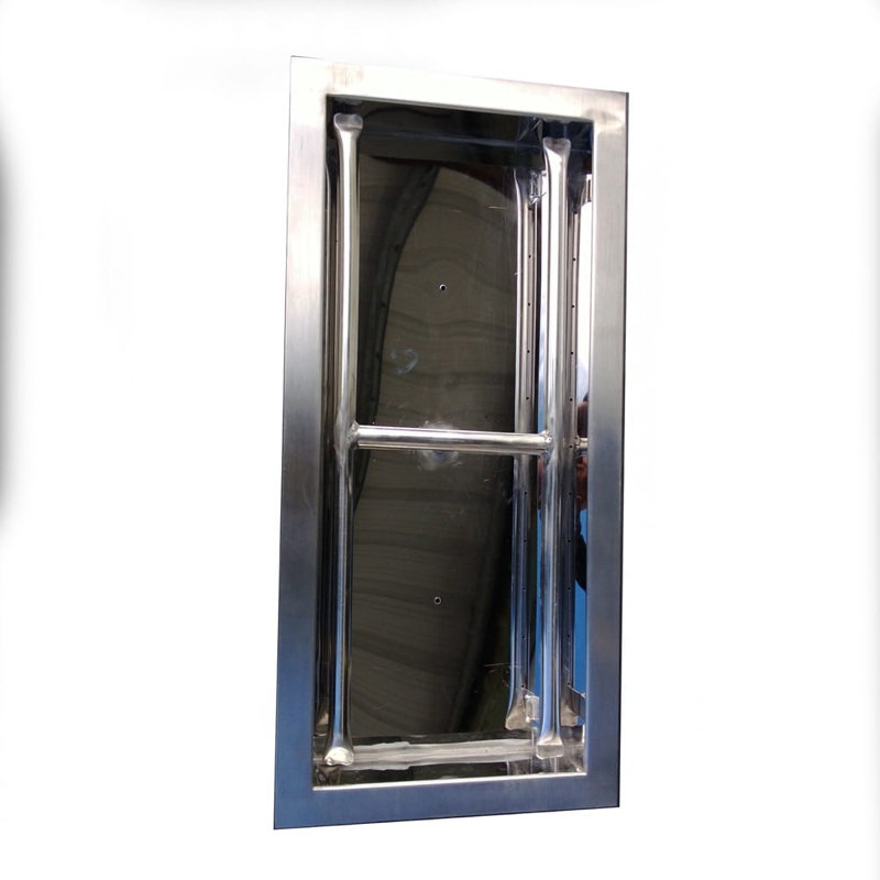 Brûleur de foyer rectangulaire en acier inoxydable, H 24 po x l 10 po x P 3 po