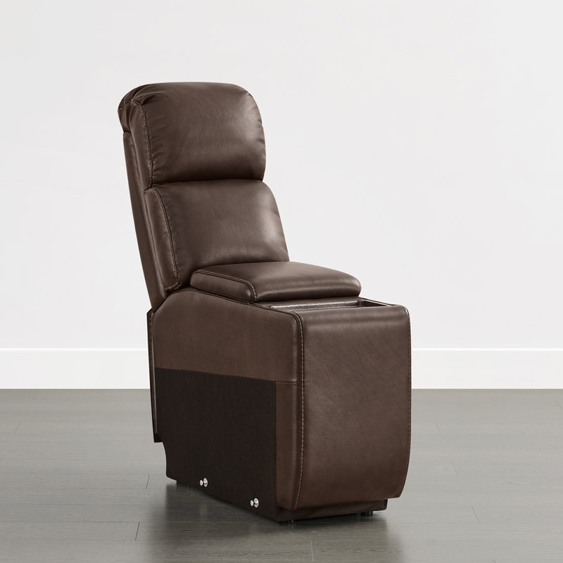 Olathe Genuine Leather Multi-Function Console, Brown