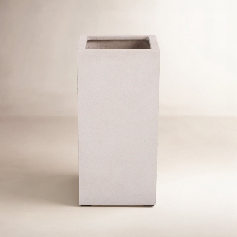 Powell Pedestal Planter, Beige