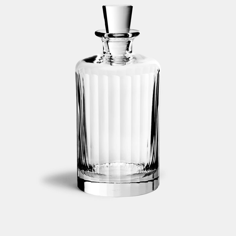 Fluted Collection Crystal Glass Whiskey Decanter