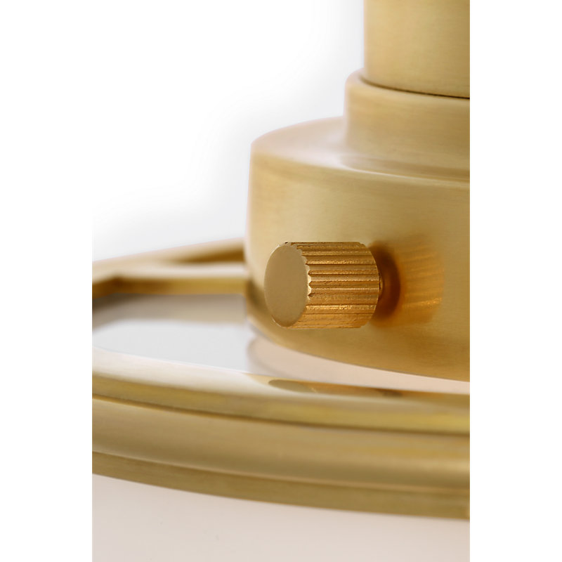 Chapman & Myers 1 - Light Flush Mount, Antique-Burnished Brass