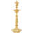 Handcrafted Solid Brass Goddess Lakshmi Oil Lamp | Traditional Indian Diya Statue for Puja & Home Décor