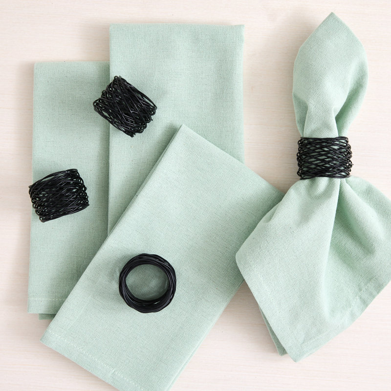 Cotton Napkin Set/4, Pistachio Green