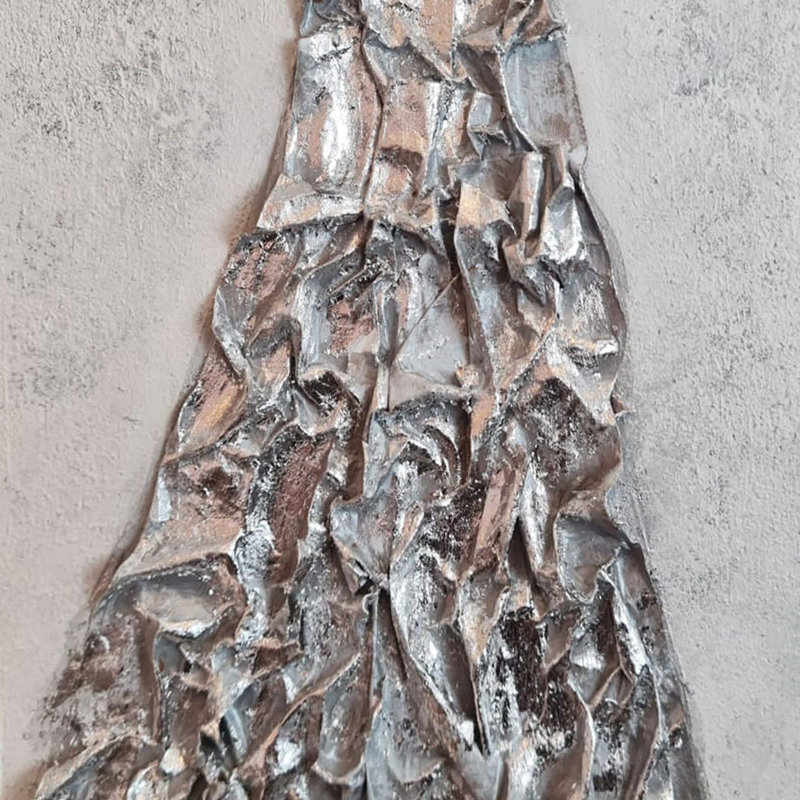 Peinture à l'huile décorative, H 20,47 po x l 48,03 po x P 1 po