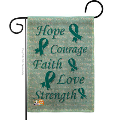 Double Sided 18.5'' H x 13'' W Burlap Flag Set