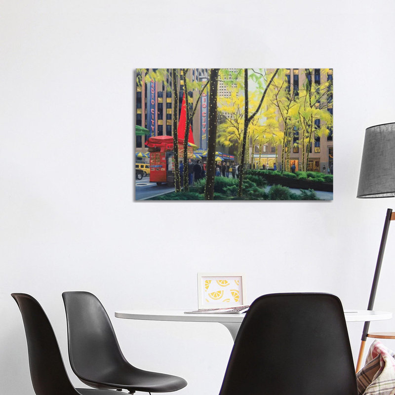 Radio City 1 Piece Wrapped Canvas Painting, 101.6 cm H x 66.04 cm W
