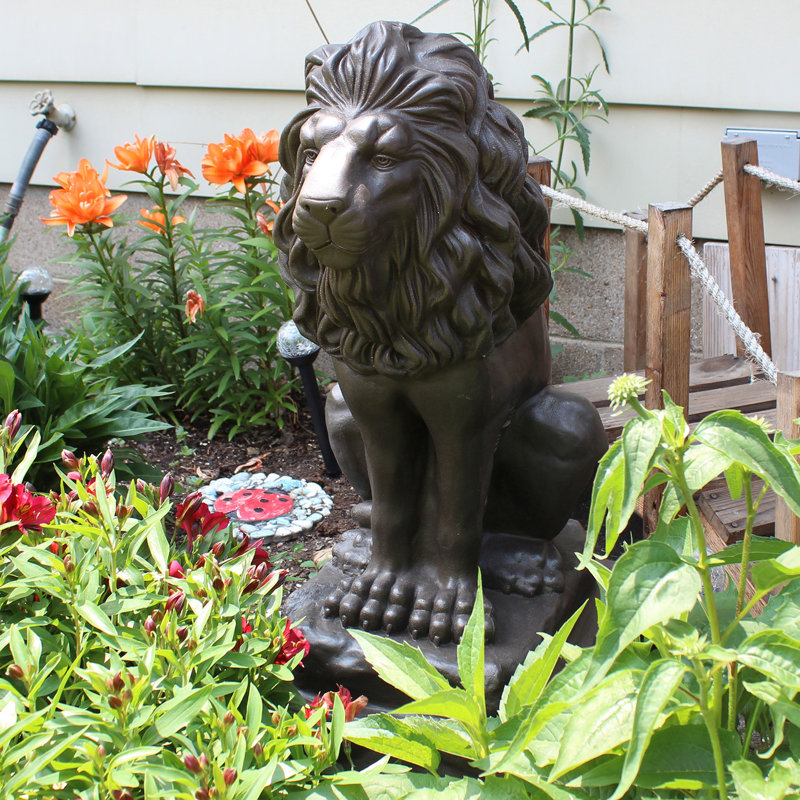 Statue de lion gardien Galena, Bronze