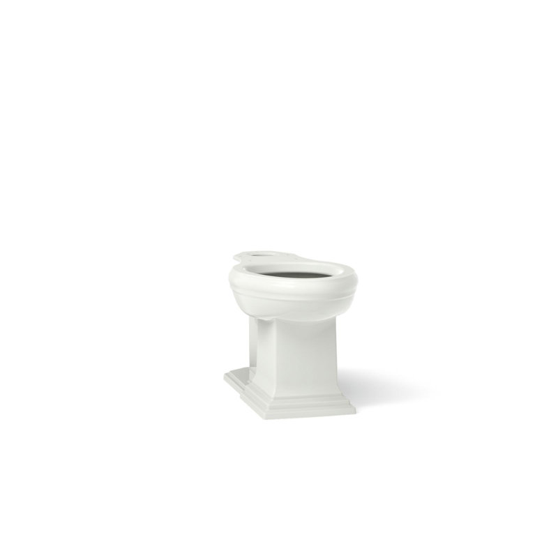 Cuvette de toilette allongÃ©e Comfort Height de la marque Memoirs avec siphon apparent, Dune
