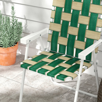 Ensemble de 2 chaises pliantes pour l'extérieur, chaises de camping d'extérieur classiques, chaises de jardin portatives pour le camping, le jardin, la piscine, la plage, la cour arrière avec accoudoirs Outsunny