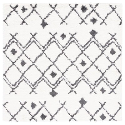 Alieshia Berber Shag Performance Geometric Rug