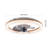Damontra Ceiling Fan with LED Lights