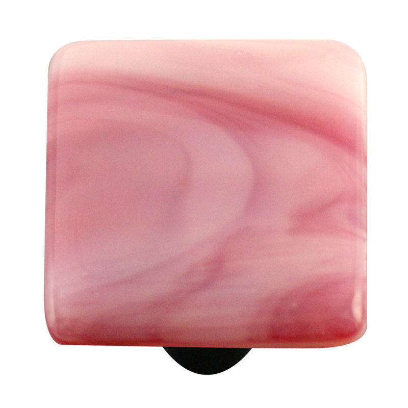 Bharat 1 1/2" Length Square Knob, Black
