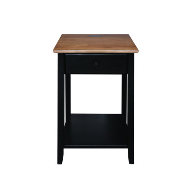 17.5'' W Solid Wood Nightstand