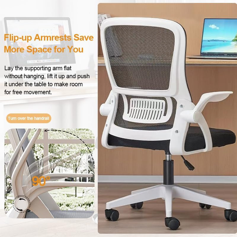 Task Chair, Black White