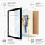 Giraffe Geometry Modern - Framed Print-1582925803-1582925798