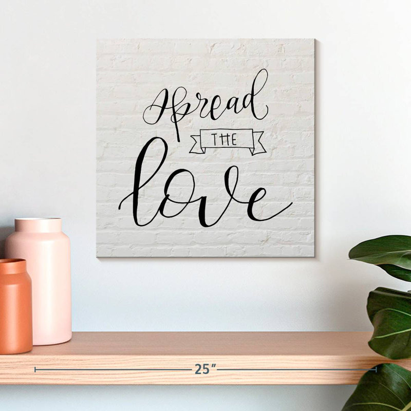 Tergel Spread The Love, H 16 po x l 16 po