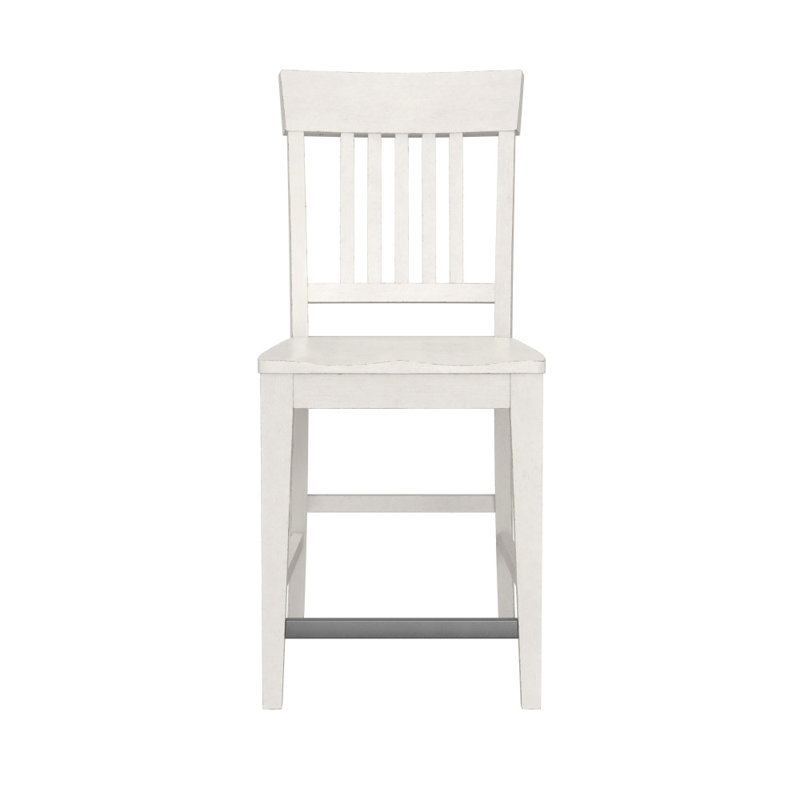 Tabouret de bar à lattes