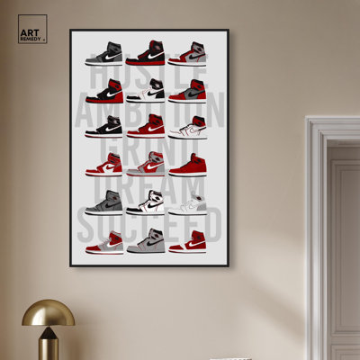 Décoration murale toile Sneaker Ambition Grind 