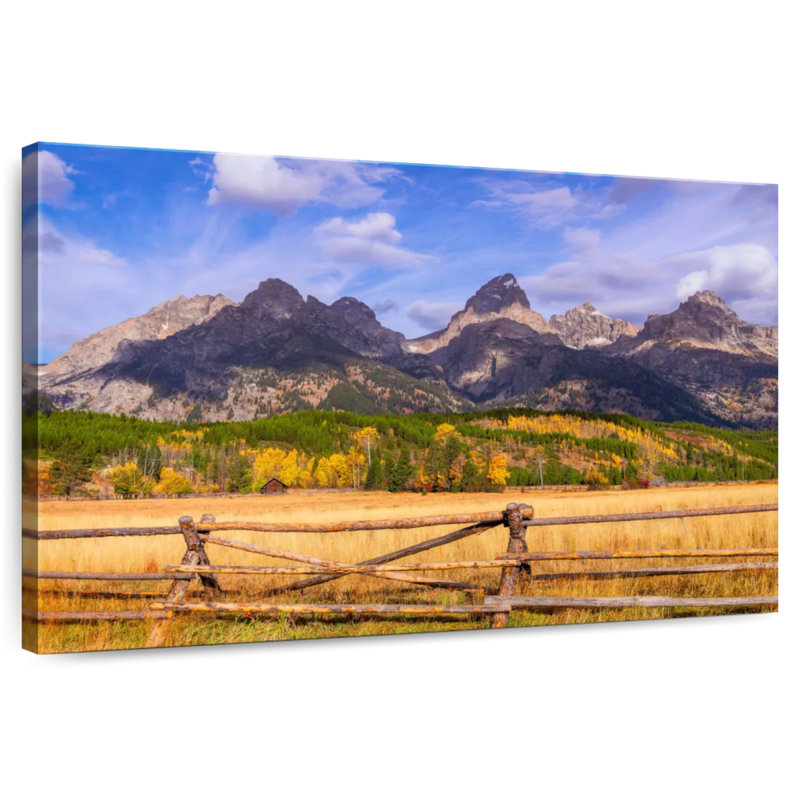 Paysage Alvord Grand Teton, H 8 po x l 12 po