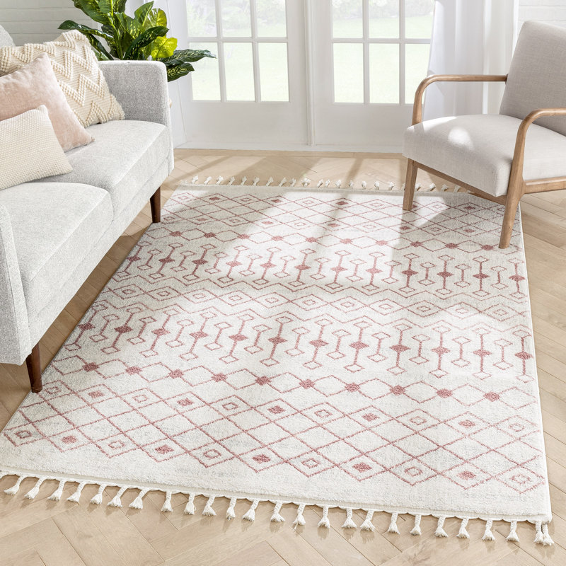 Serenity Geometric Synthetic Area Rug, Rectangle 160cm x 220cm