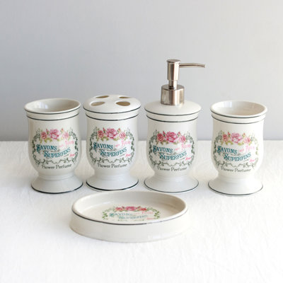 5 Pieces Bathroom Accessories Complete Set