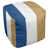 Bleu royal / blanc / or