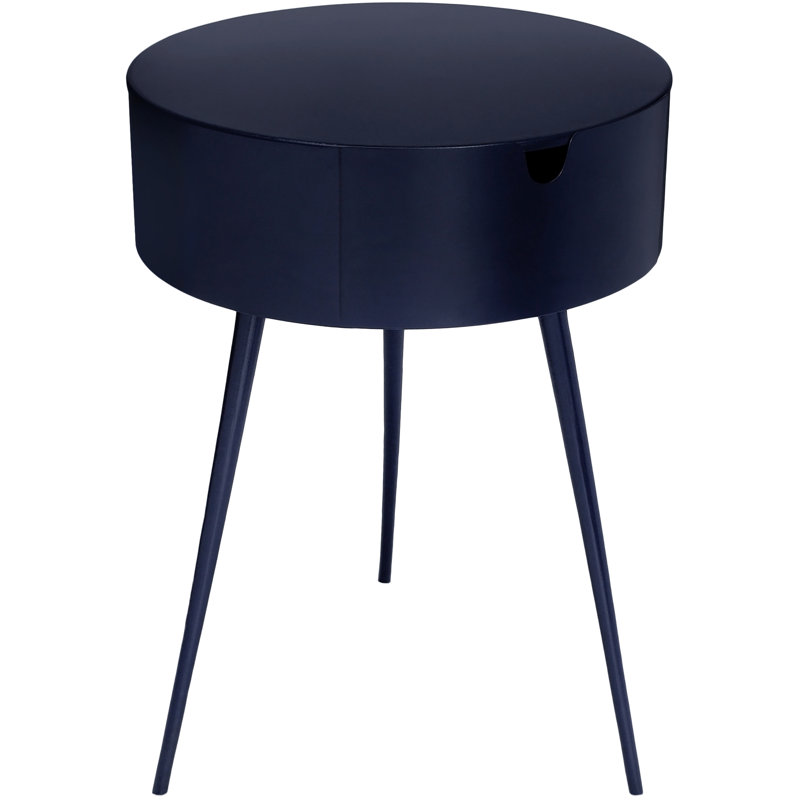 Bali 1 Drawer Nightstand, Navy